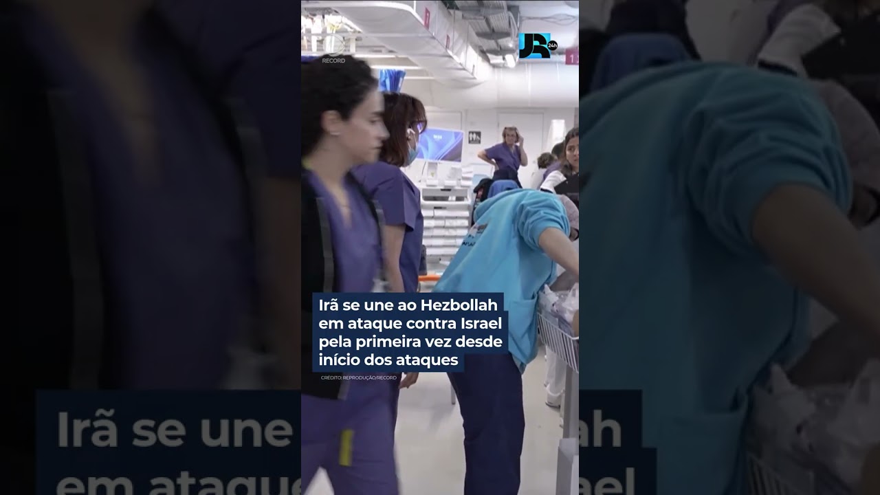 Ir&atilde; se une ao Hezbollah em ataque contra Israel pela primeira vez desde in&iacute;cio dos ataques #Shorts