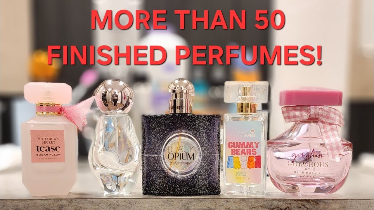 *NEW* 2025 PERFUME EMPTIES! × I CAN'T BELIEVE I FINISHED SO MANY! #roadto1k #perfume #new #fragrance