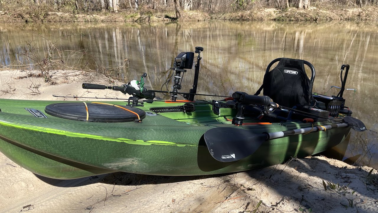 Lifetime Yukon angler/lifetime Teton pro fully decked with trolling motor.