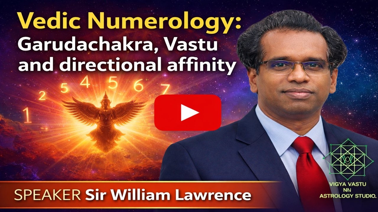 Vedic Numerology: Garudachakra, Vastu and directional affinity- Sir William Lawrence