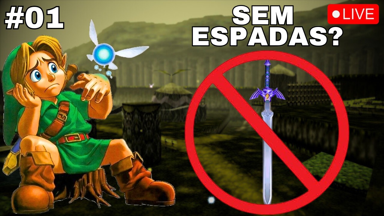 ZELDA OCARINA OF TIME | DESAFIO SEM ESPADAS #01