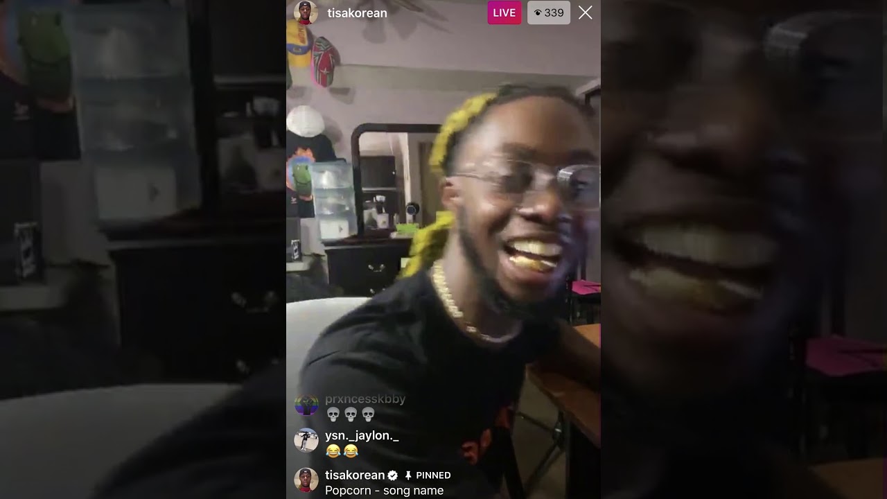 Tisakorean - In the studio making “popcorn” and “deebo in the club”
