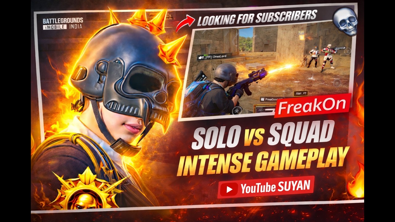 SOLO VS SQUAD | YOUTUBE SUYAN | #bgmi #bgmilive #bgmihighlights #shortslive