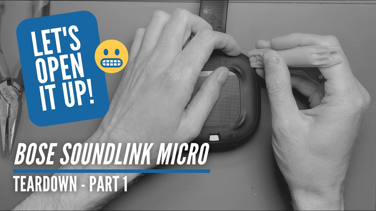 Разборка Bose Soundlink Micro — Часть 1 — Вскрываем!