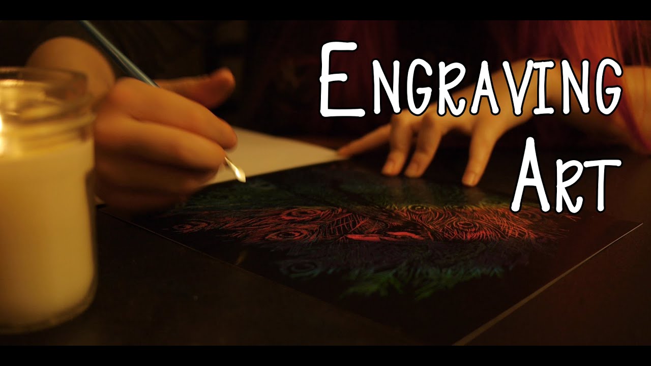 Engraving Art Binaural ASMR (No Talking)