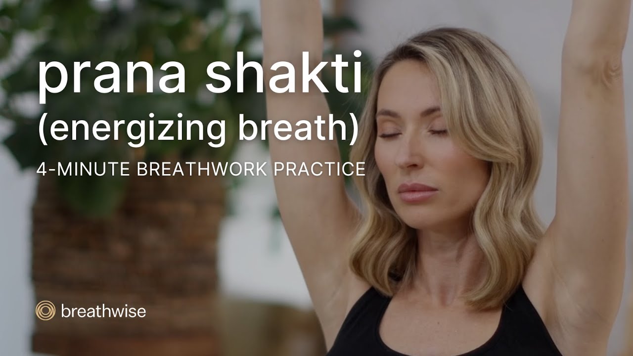 Quick Breathwork: Prana Shakti Energizing Breathing 5-Minute Breathwork  with Irina of Breathwise