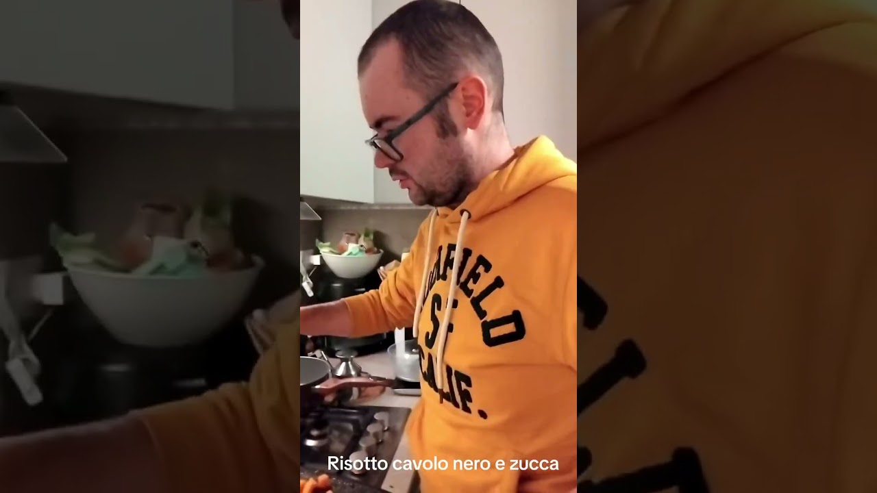 Risotto con zucca e cavolo nero 