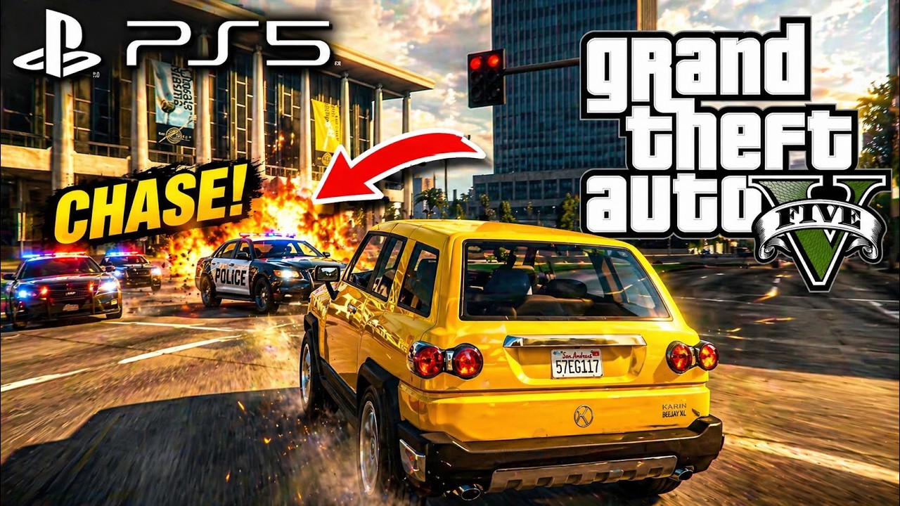 Grand Theft Auto 5 (GTA 5) | Retrieve the car | Mission Completion | PS5 Gameplay