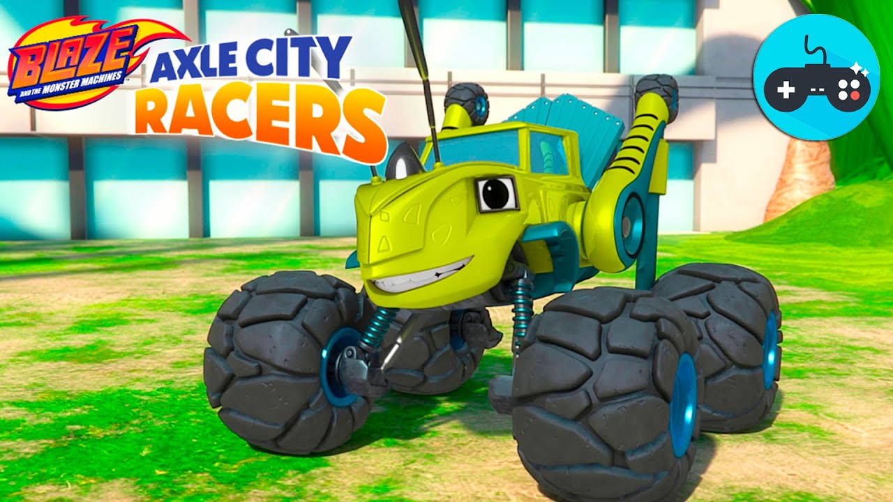 Blaze and the Monster Machines: Axle City Racers - Race with Zeg | Racing Cars Video Game