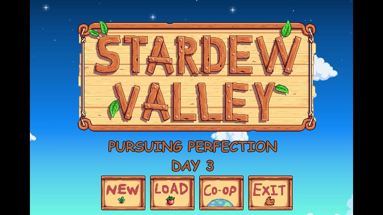Стремление к совершенству в Stardew Valley | День 3 | Пробираюсь по лестнице через Пещеру Черепа