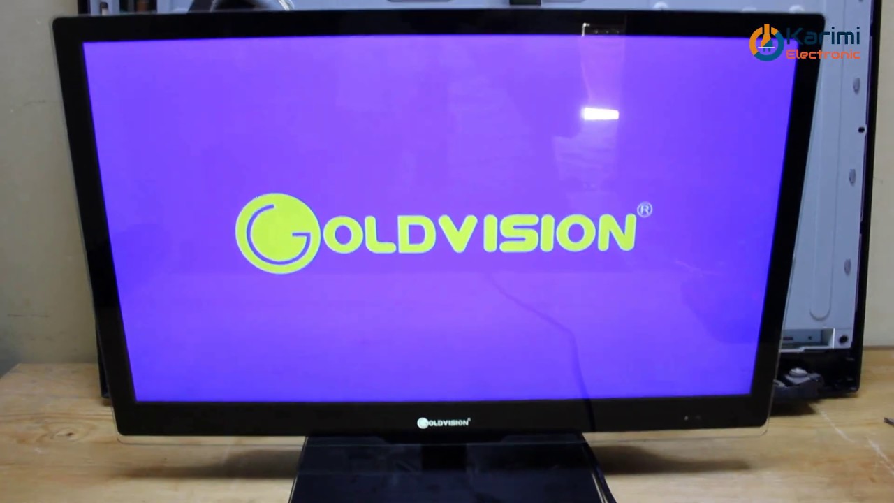 إصلاح مشكل ظهور القائمة وزيادة ونقصان الصوت من تلقاء نفسه في تلفاز GOLDVISION 24M3F