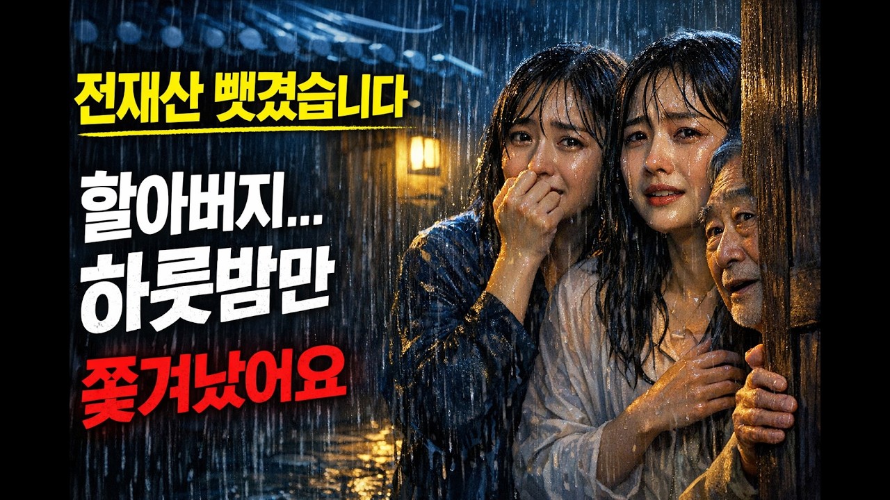 “할아버지, 하룻밤만…” 전재산 뺏기고 쫓겨난 자매의 충격 반전
