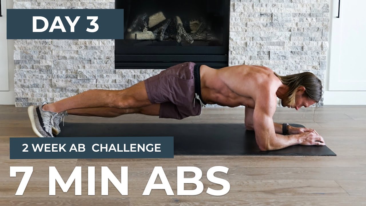 Day 3: 7 MINUTE AB WORKOUT!  // Shredded: 2 Week Ab Challenge