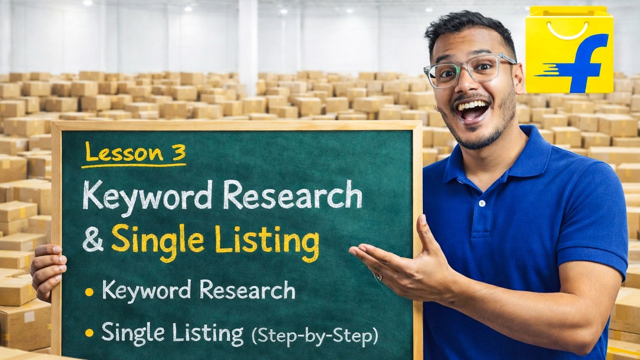 Get 500+ Orders with Keyword Research | Episode 3 | Free Flipkart Seller Course
