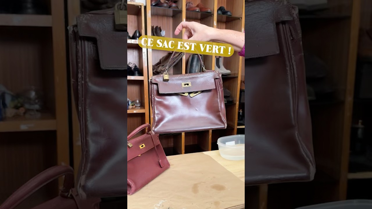 Restauration d&rsquo;un vieux Kelly Herm&egrave;s 👜 👇