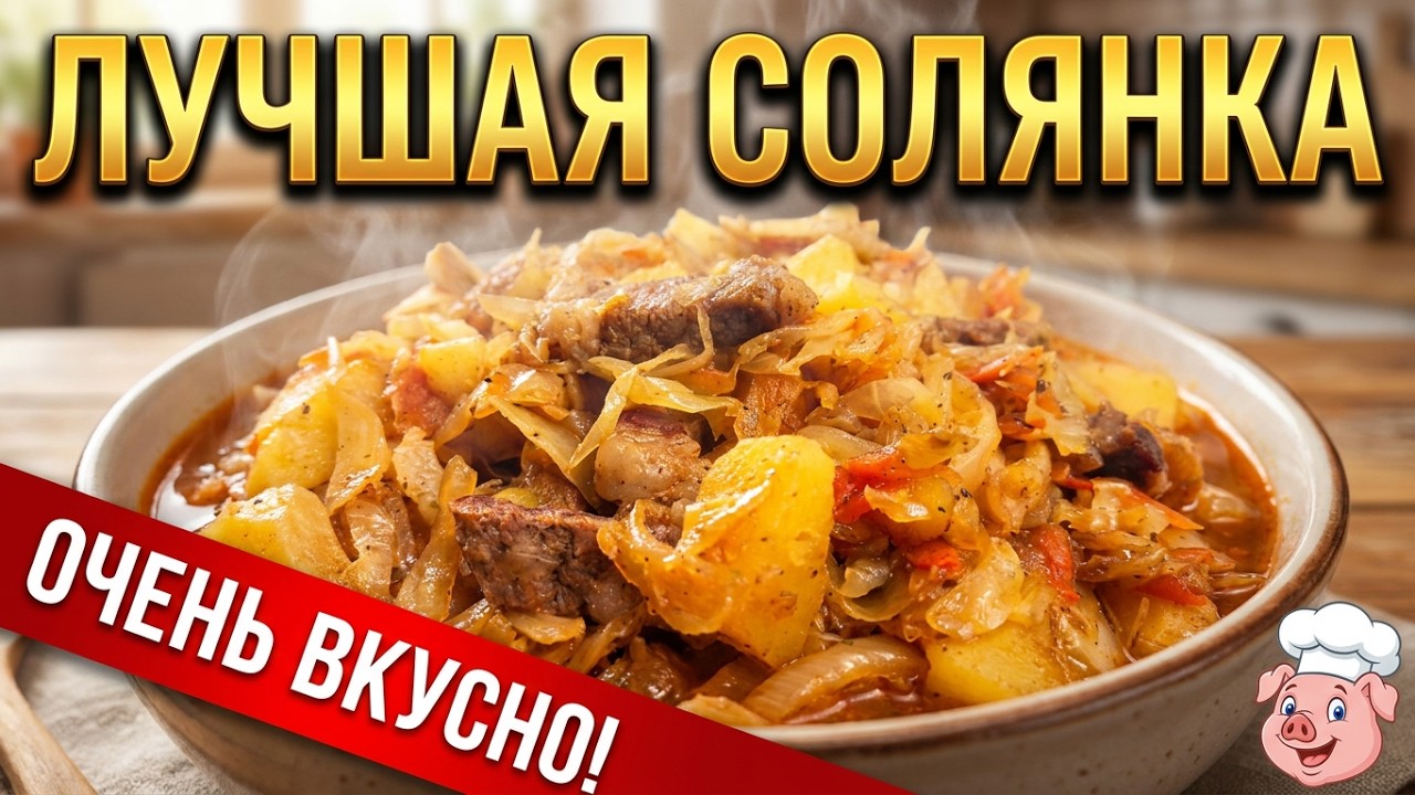 Лучшая солянка 🍲 Самый вкусный и насыщенный рецепт