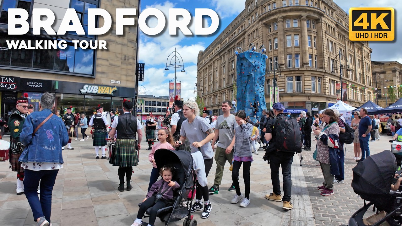 Bradford City Centre | Walking Tour (Family Fun Day & Armed Forces Day)