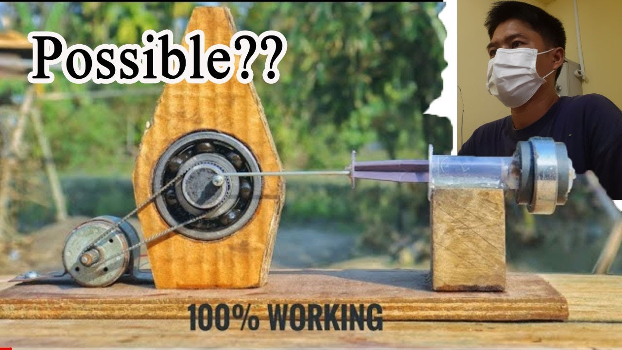 Real or Fake? #Single cylinder engine 100% working_free energy generator 12V