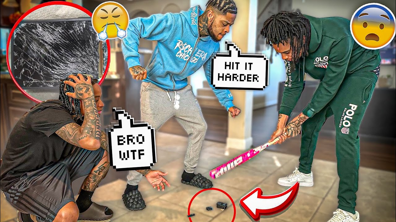 BREAKING JAZZ GO PRO PRANK *CRAZY REACTION IM BACK*