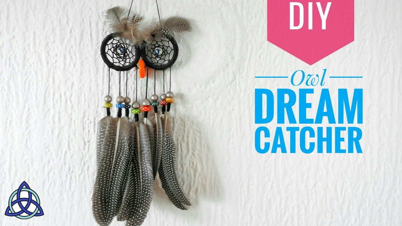 Macrame Owl Dream Catcher Tutorial | Room Decor DIY