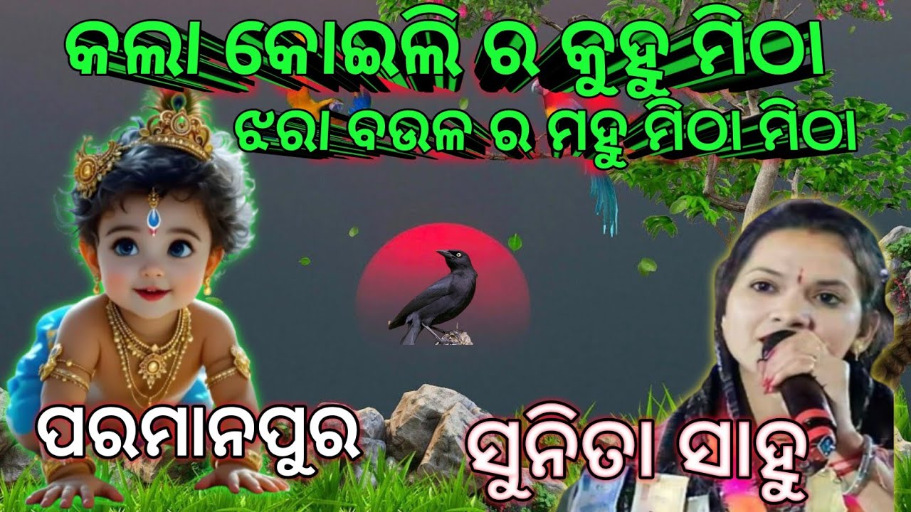 କଲା କୋଇଲି ର କୁହୁ ମିଠା ମିଠା ଝରା ବଉଲ ର ମହୁ ମିଠା ମିଠା#Sunita Sahu Kirtan#Parmanpur Dhanuyatra