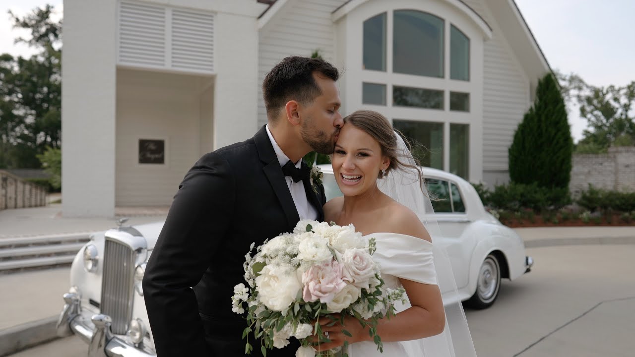 Christ Centered Wedding | The Chapel, First Baptist Covington | Benedicts Reception 🩶 Morgan + Josh