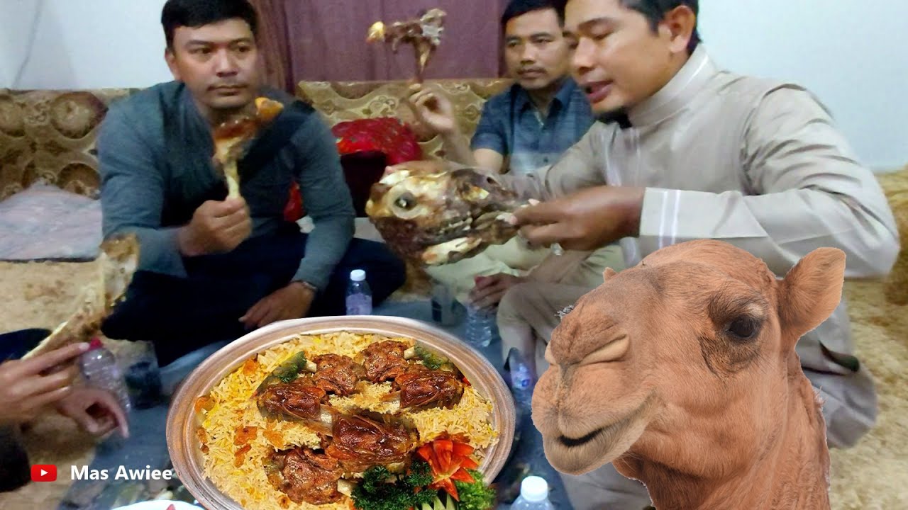 MASAK NASI MANDHI  KEPALA UNTA & DAGING KAMBING MAKANAN KESUKAAN SULTHAN ARAB