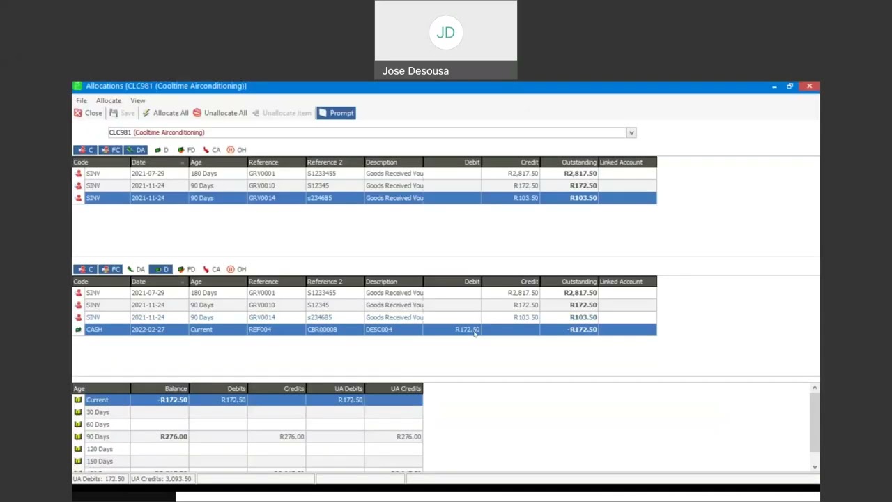 Sage 200 Evolution Cashbook Processing