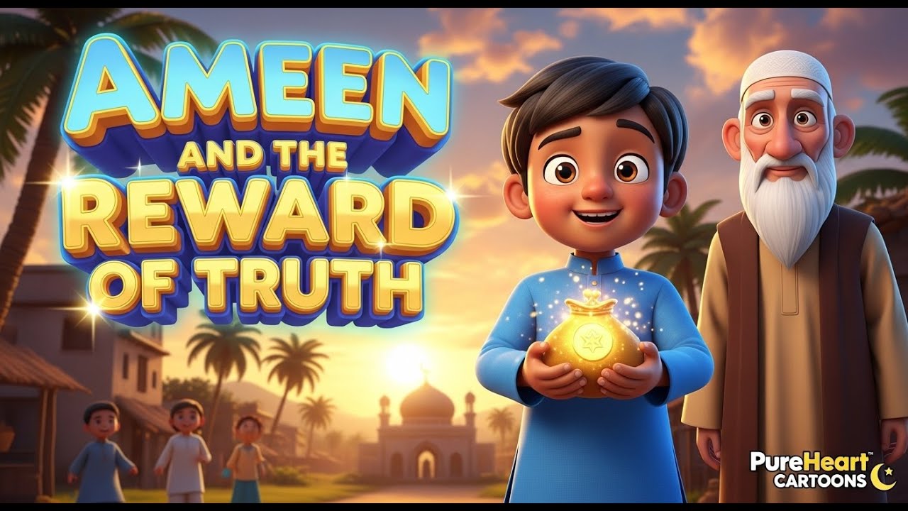 Ameen and the Lost Pouch 💰 | Islamic Moral Story for Kids