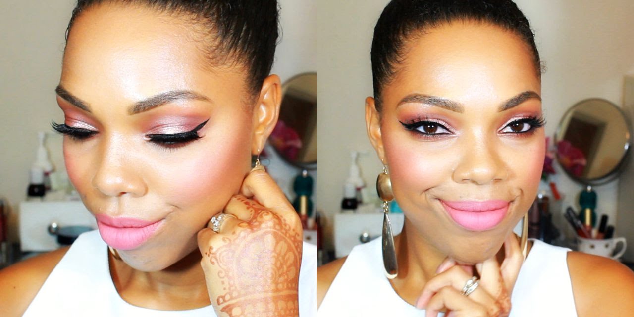 Rose Gold  Makeup Tutorial: Full Face - curlsnlipstick