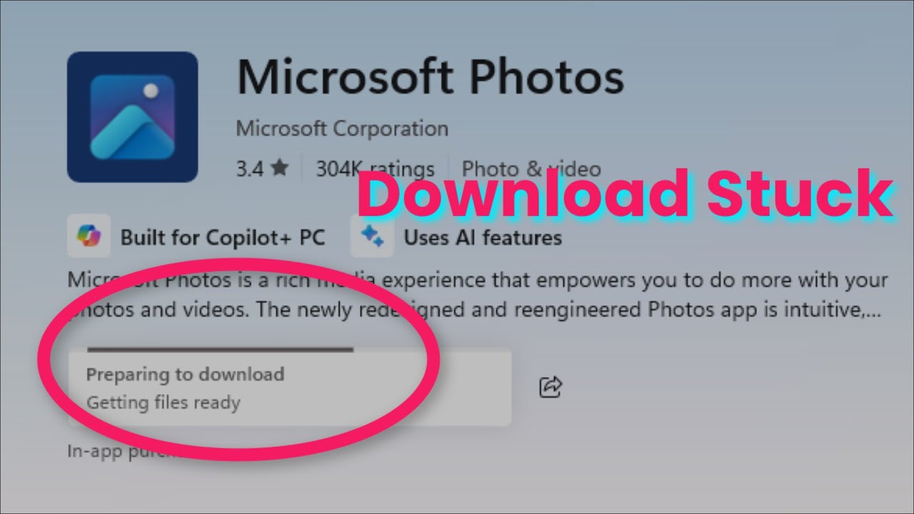 Microsoft store App Download Problem - Fix | Download stuck | Preparing to download - Fix