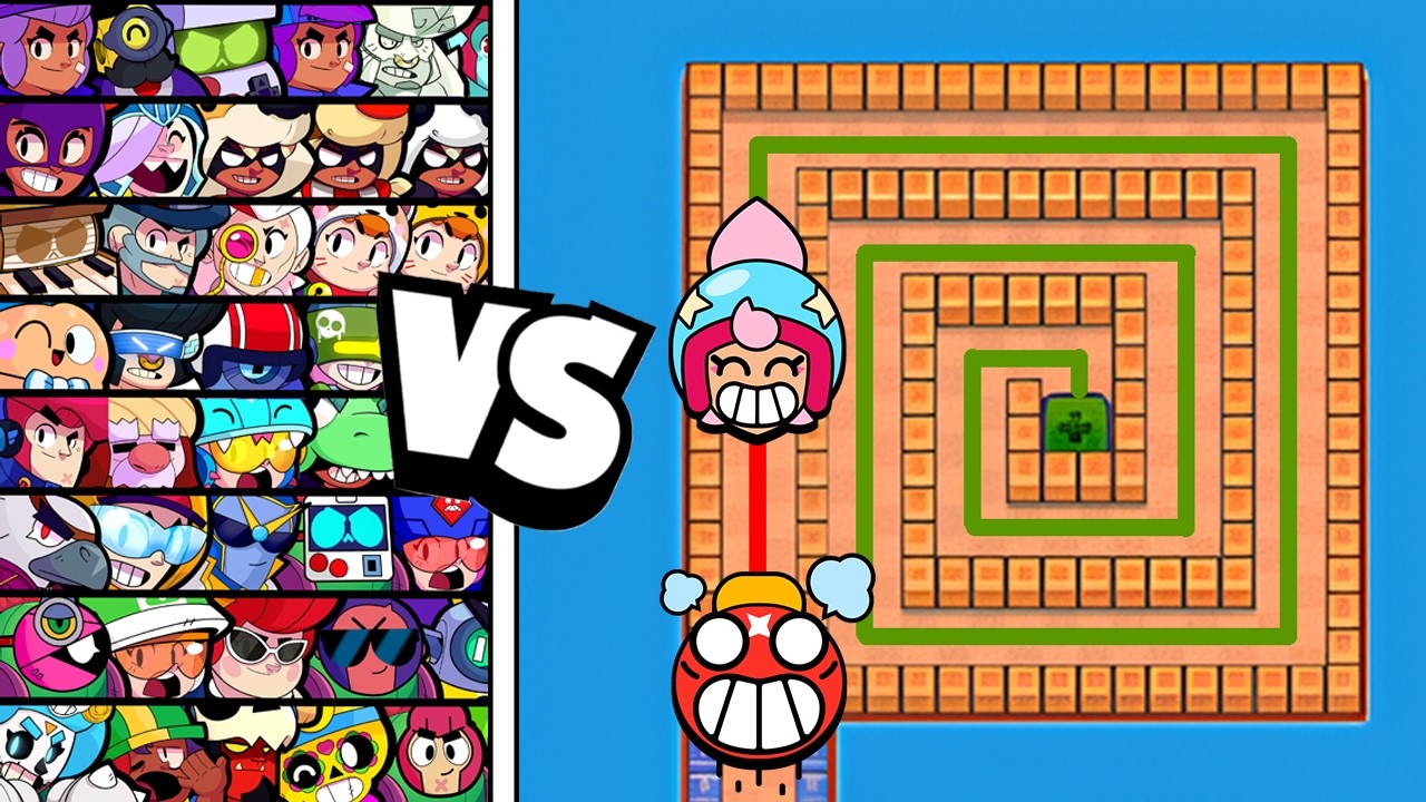 TICK HEAD VS BRAWLER MAZE💣Hypercharge | Part 2