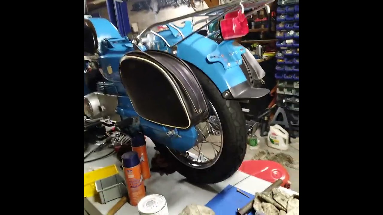 1965 Yamaha YA6 125cc running again after 46 years
