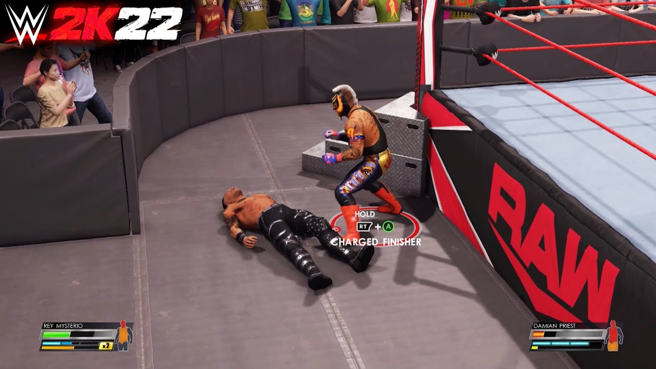 WWE 2K22 Full Match Gameplay Demo Featuring Rey Mysterio