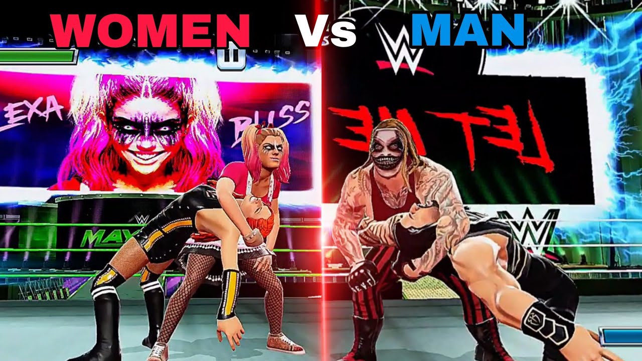 WWE Mayhem Man Finishers vs Women Finishers Moves 
