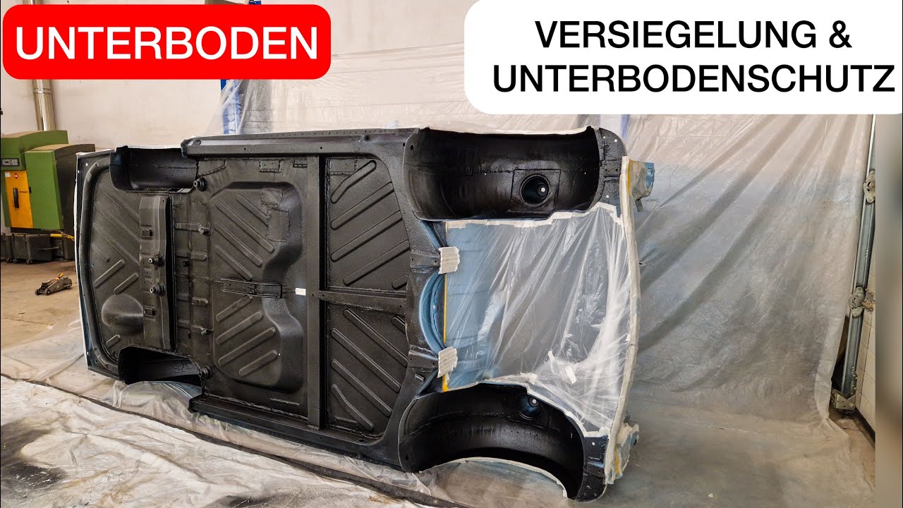 UNTERBODEN - Abdichten & UNTERBODENSCHUTZ auftragen  // TrabiRestauration #17