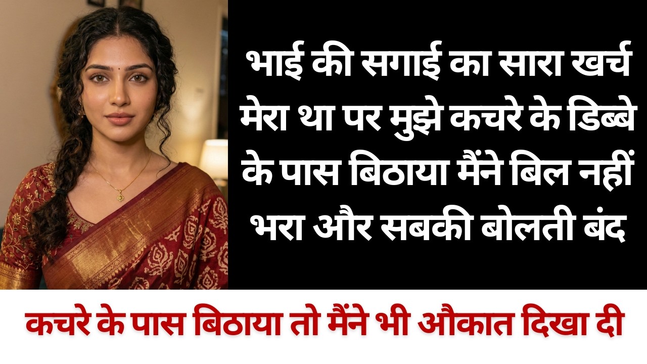 मेरे सगे भाई ने सगाई में मुझे कचरे के डिब्बे के पास बिठाया, फिर मैंने जो किया वो सब याद रखेंगे