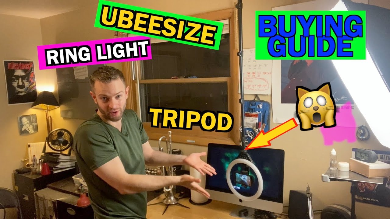 Amazon UBeesize Ring Light Tripod Buying Guide #founditonamazon #ringlight #selfie #beauty