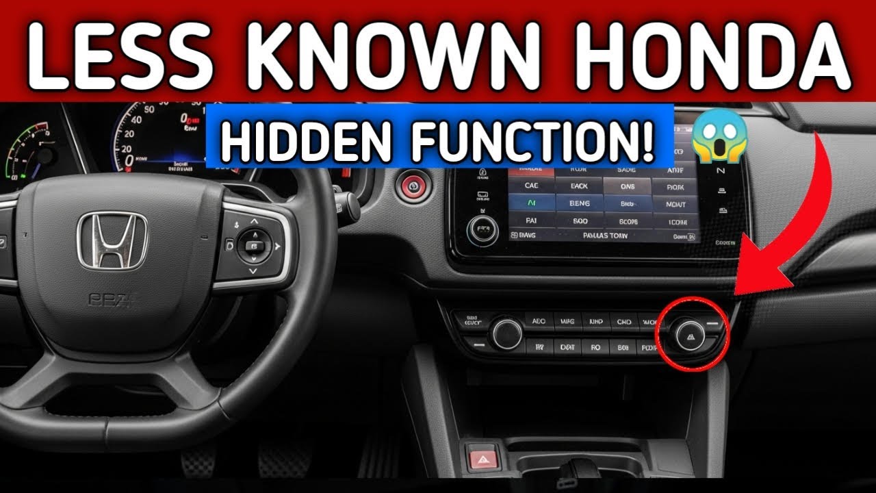 The #1 Honda Mistake You're Making Every Day and Don't Even Realize It