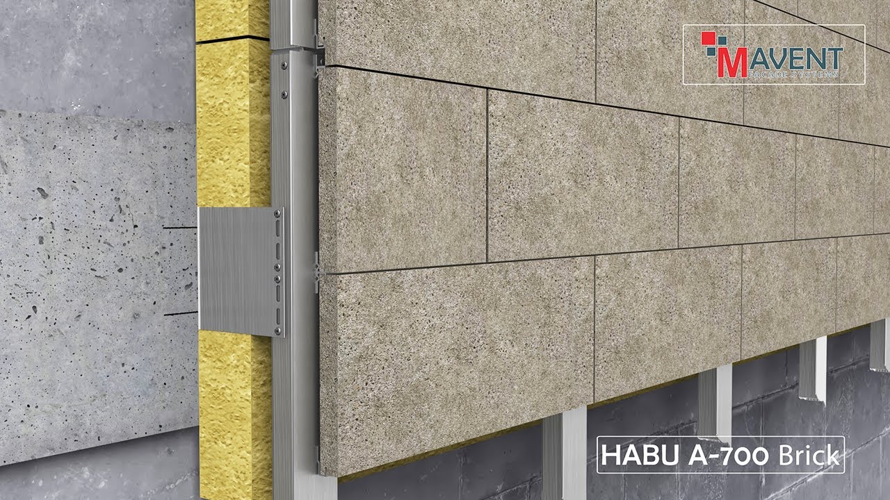 MAVent Facade System A-700 HABU HRB RP Stone