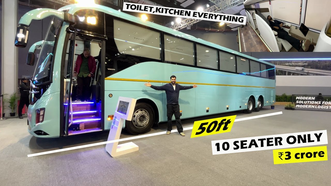 *Ulta Pro Max Luxury Bus* Volvo 9600 (10str) - Toilet, Pantry, Beds in Bus - Review