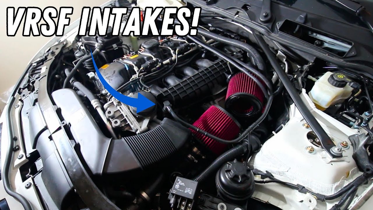 MY E92 335is GETS VRSF INTAKES!!