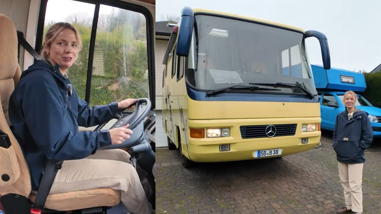 TRUCKBABY JEANNE FÄHRT den GERMAN TELEVISION VARIO ATEGO das 1. Mal selbst. Erfahre was passiert 🥺