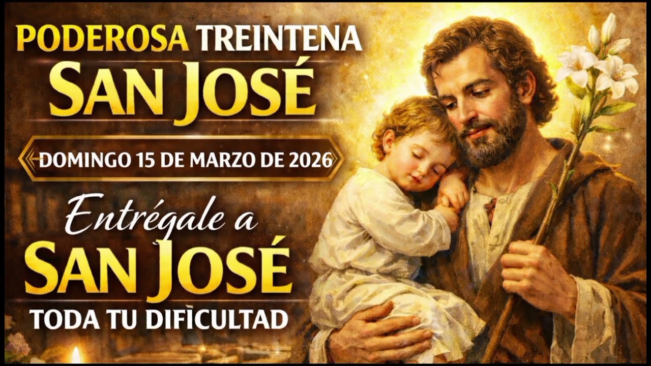 🧺 Poderosa Treintena San José | Día 15 – Ven a Su Carpintería y Recibe Paz