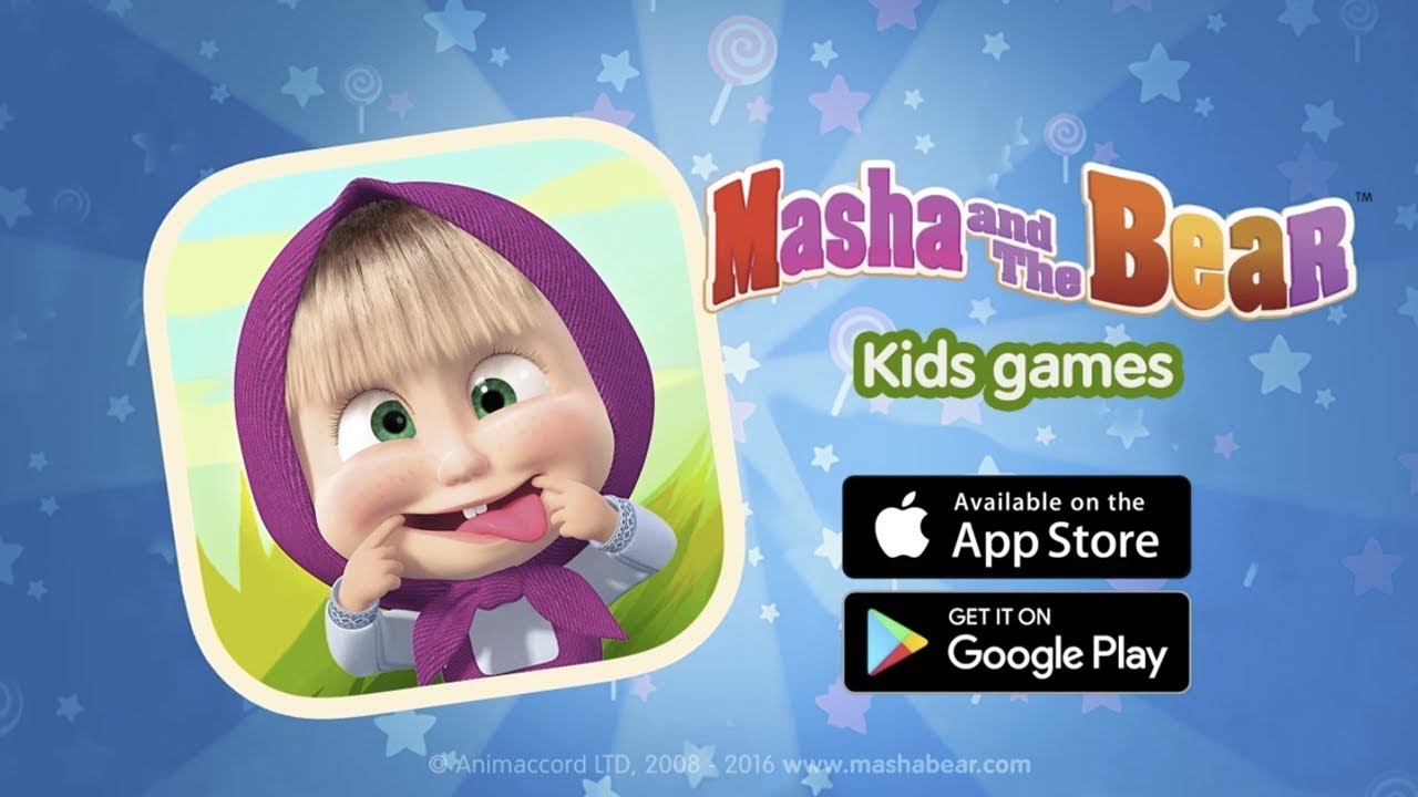 MASHA AND THE BEAR KIDS GAMES - Gameplay Walkthrough Part 1 Android