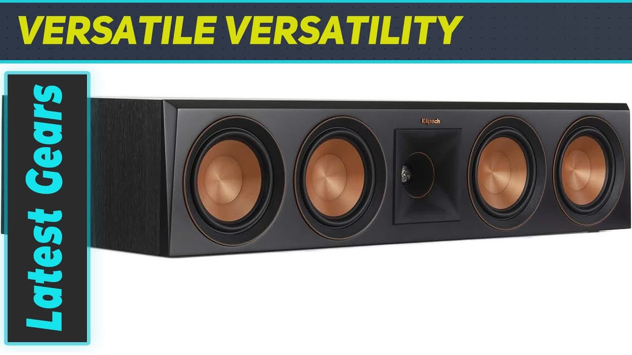 Immersive Sound Unveiled: Klipsch RP-504C Center Channel Speaker Review