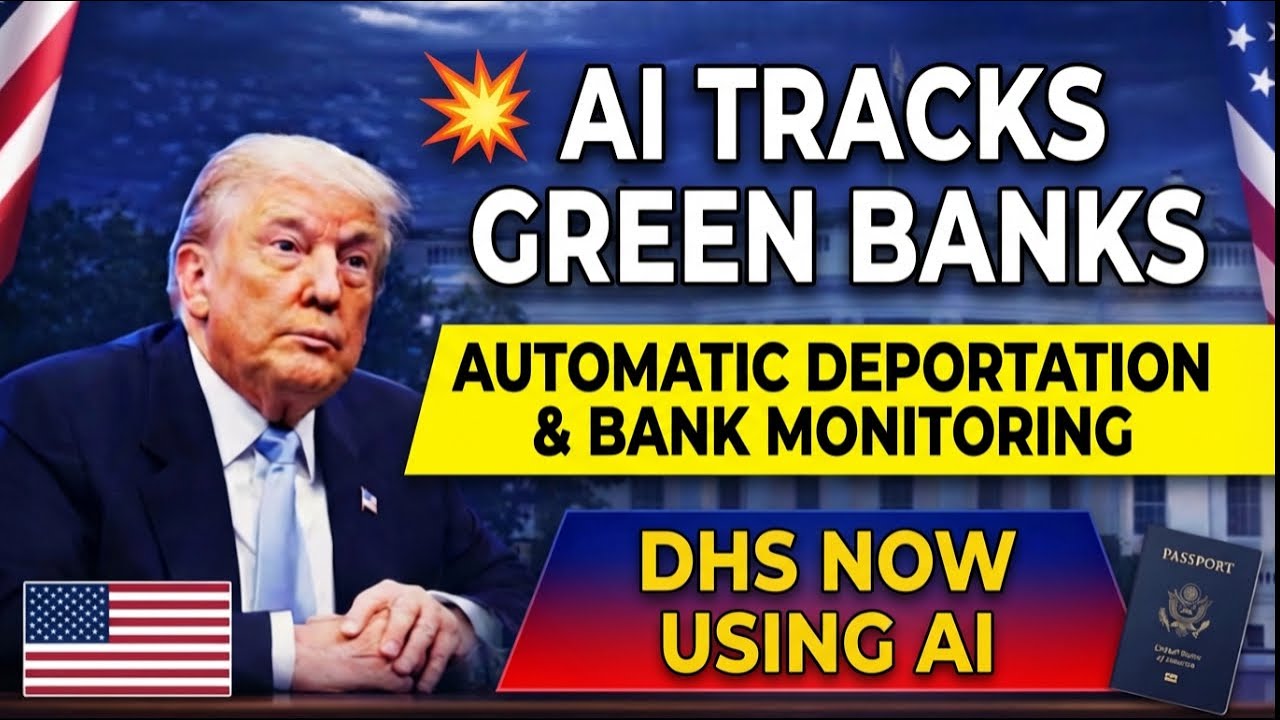😱 JUST CONFIRMED | DHS Using AI to Monitor Green Card Holder Bank Accounts — Automatic Deportation