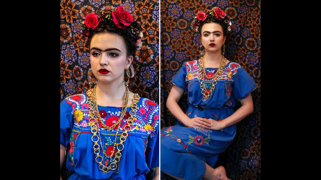 Frida Kahlo Hair & Make-up Tutorial