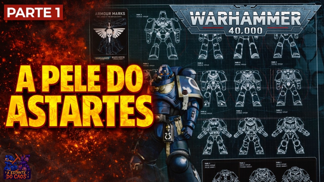 AS ARMADURAS DOS SPACE MARINES - A EVOLUÇÃO DA POWER ARMOR - PARTE 1 