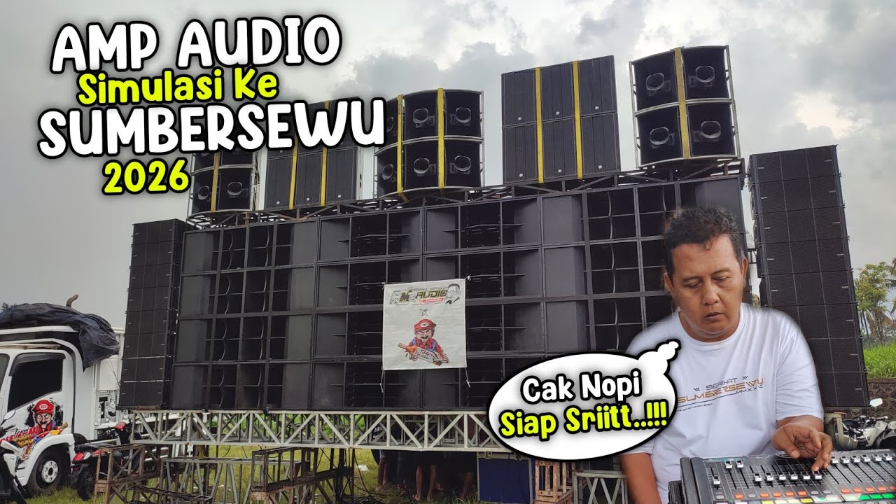 Simulasi Ke Sumbersewu 2026 ❗ Cek Sound AMP AUDIO 16 Subwoffer || Tjap Morgannya Bondowoso